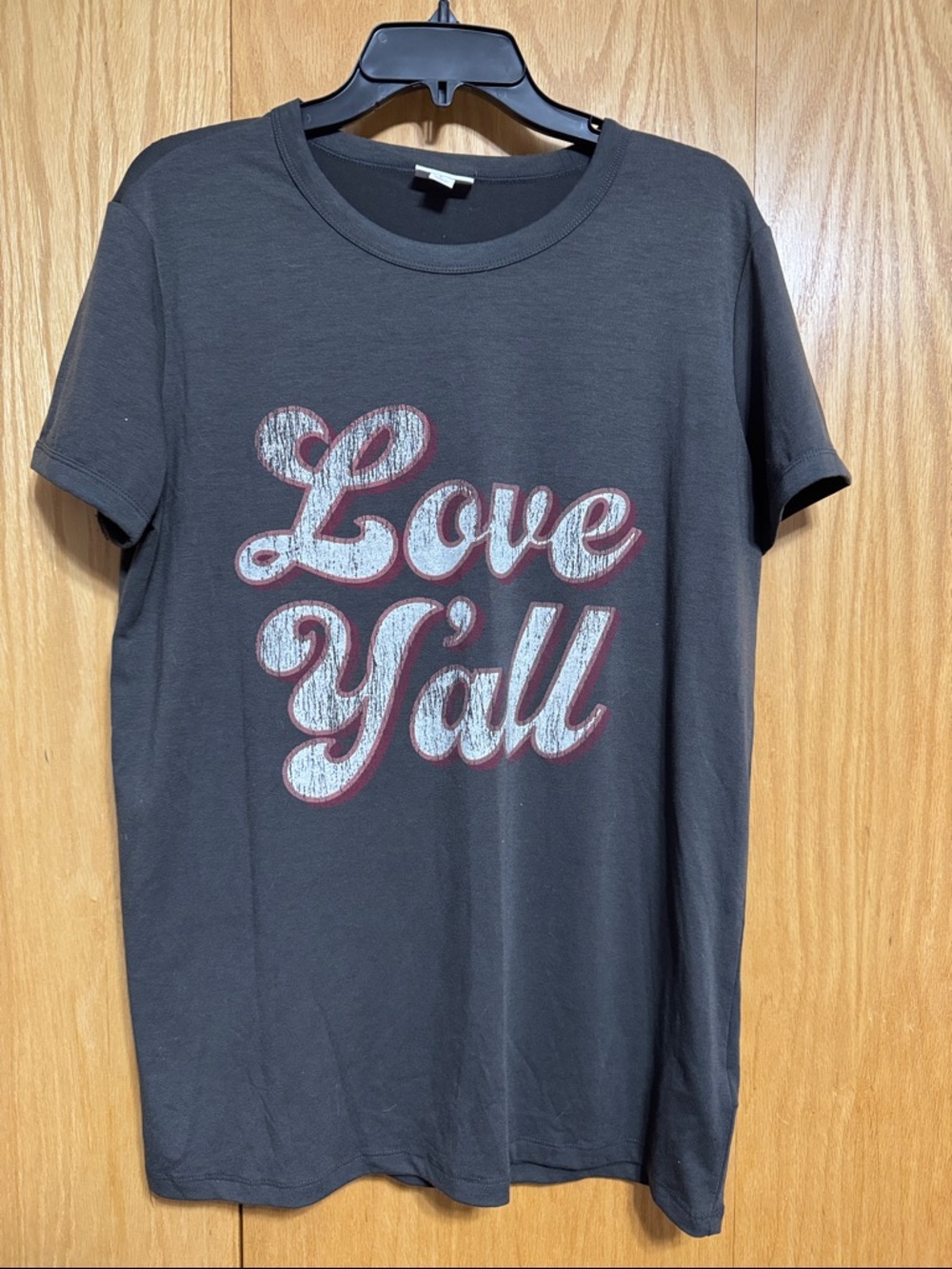 LuLaRoe Liv Grey Graphic Tee